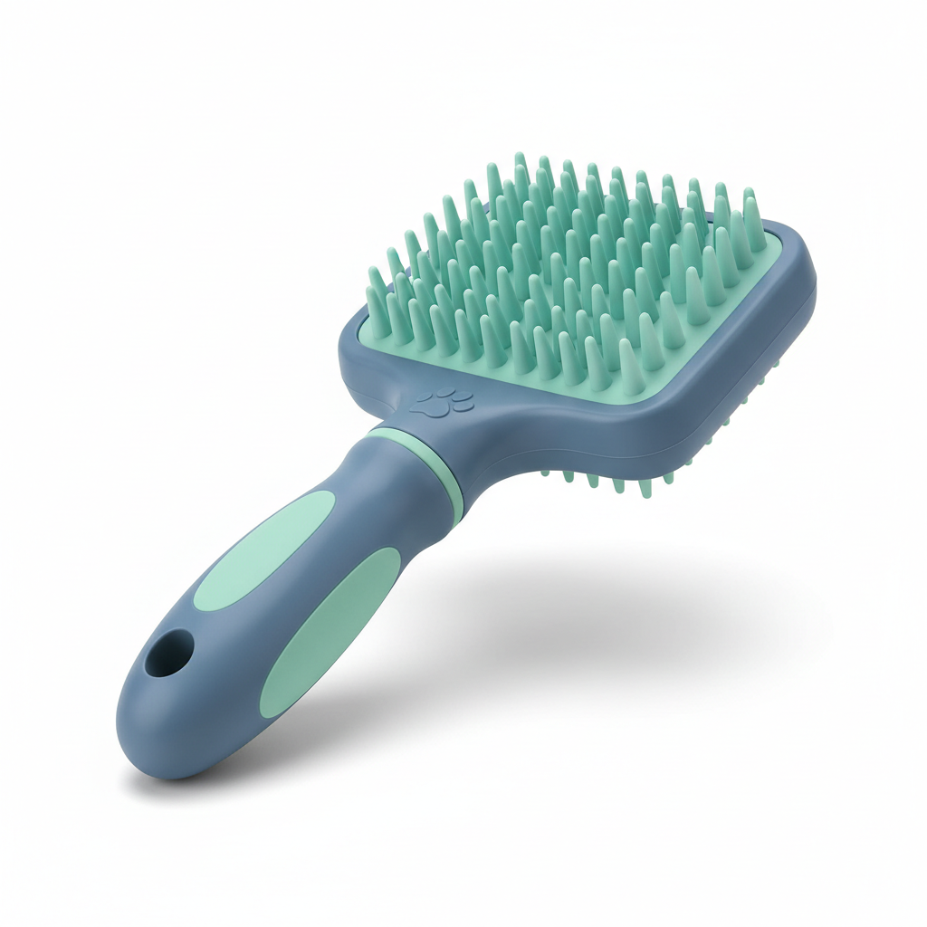 Brosse de Toilettage Professionnelle pour Chien et Chat — Éjection Auto & Poils Nylon
