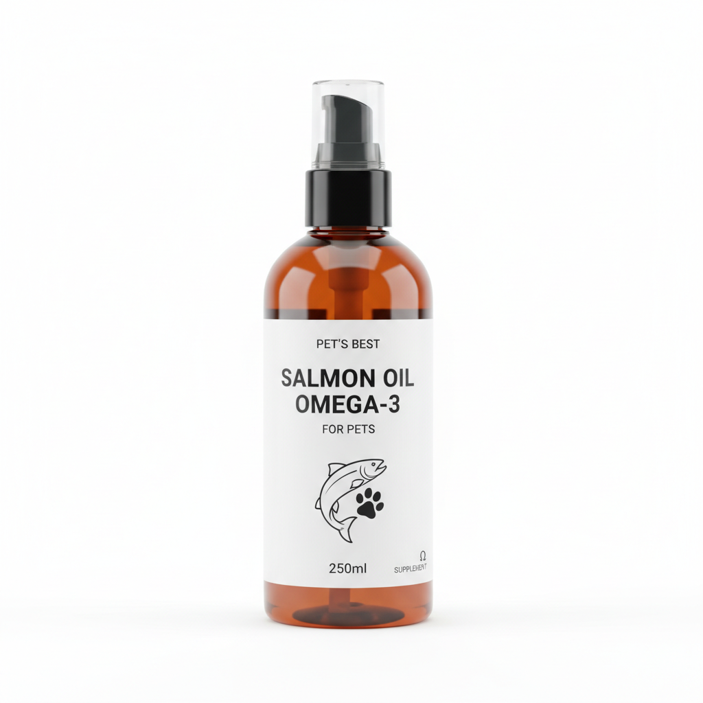Huile de saumon oméga-3 pour chien et chat