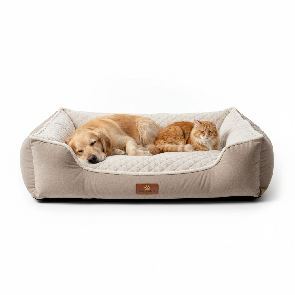 Lit Douillet HOOPET — Thermique & Moelleux | Chien & Chat Toutes Tailles