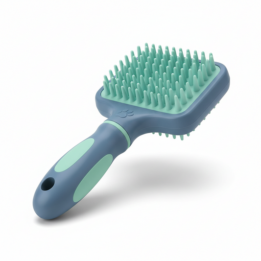Brosse de Toilettage Professionnelle pour Chien et Chat — Éjection Auto & Poils Nylon