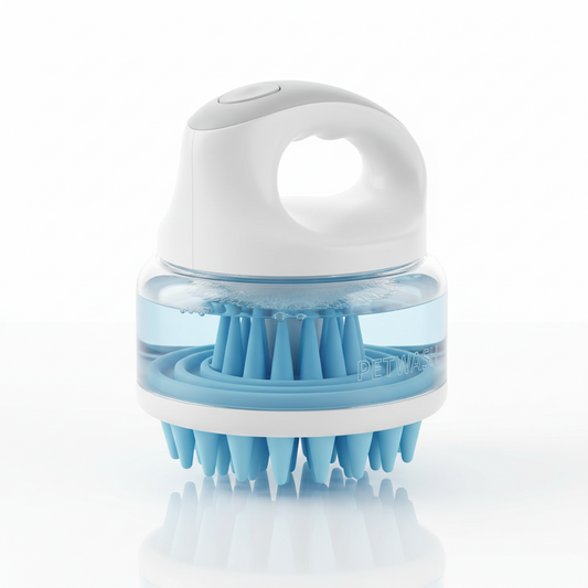 Distributeur de Shampoing avec Brosse pour Bain Animal