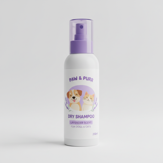 Shampoing sec en spray pour chien et chat