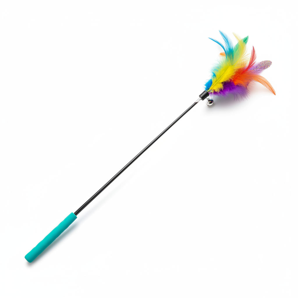 Jouet Baguette Plumes pour Chat