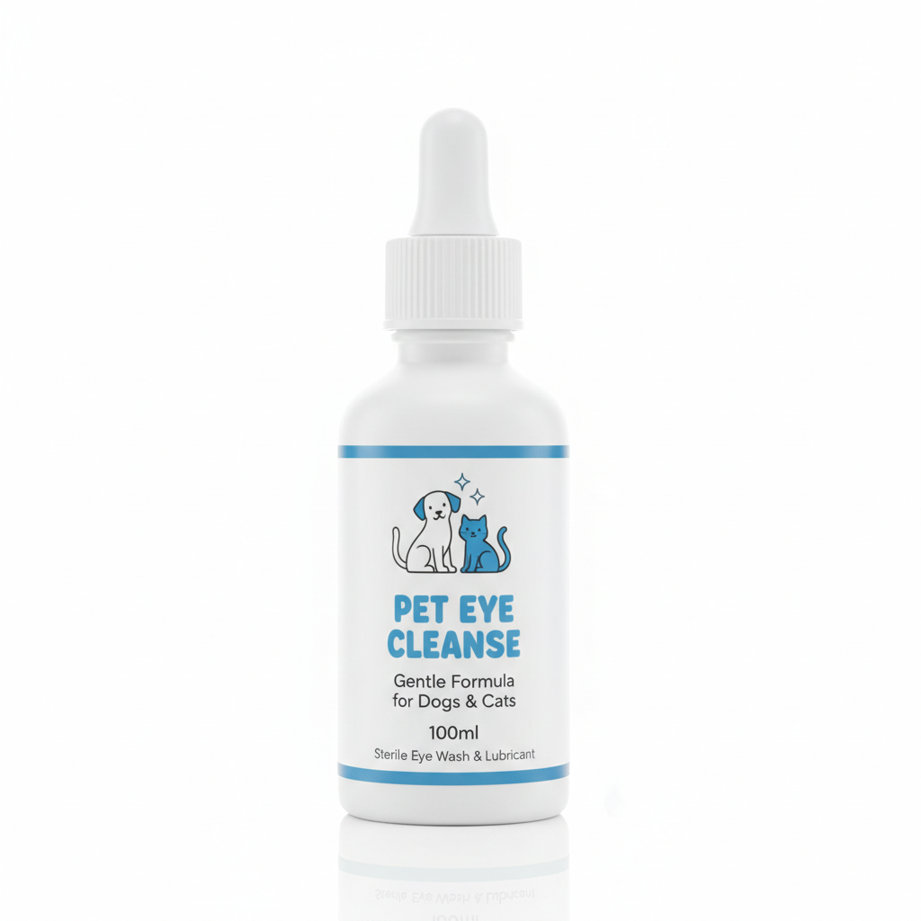 Gouttes nettoyantes pour yeux de chien et chat
