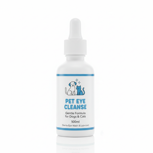 Gouttes nettoyantes pour yeux de chien et chat