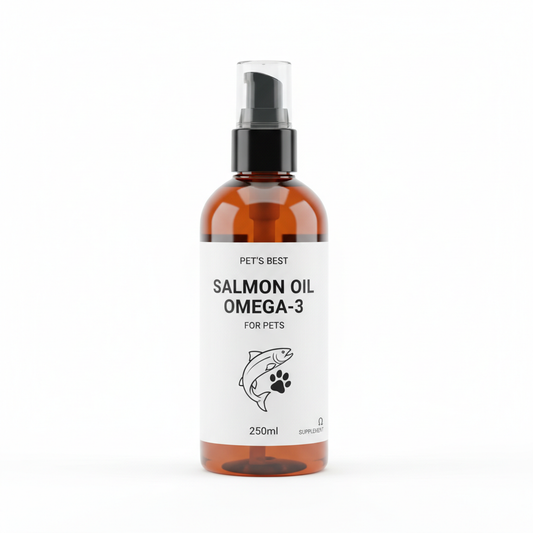 Huile de saumon oméga-3 pour chien et chat