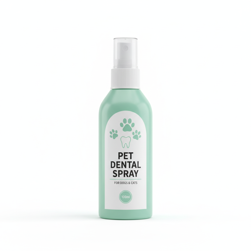 Spray dentaire sans brossage pour chien et chat