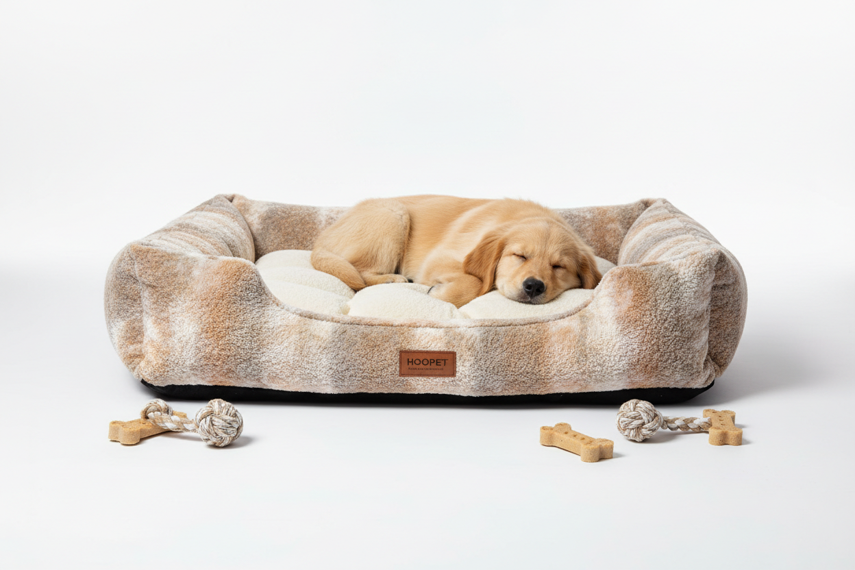 Lit Douillet HOOPET — Thermique & Moelleux | Chien & Chat Toutes Tailles