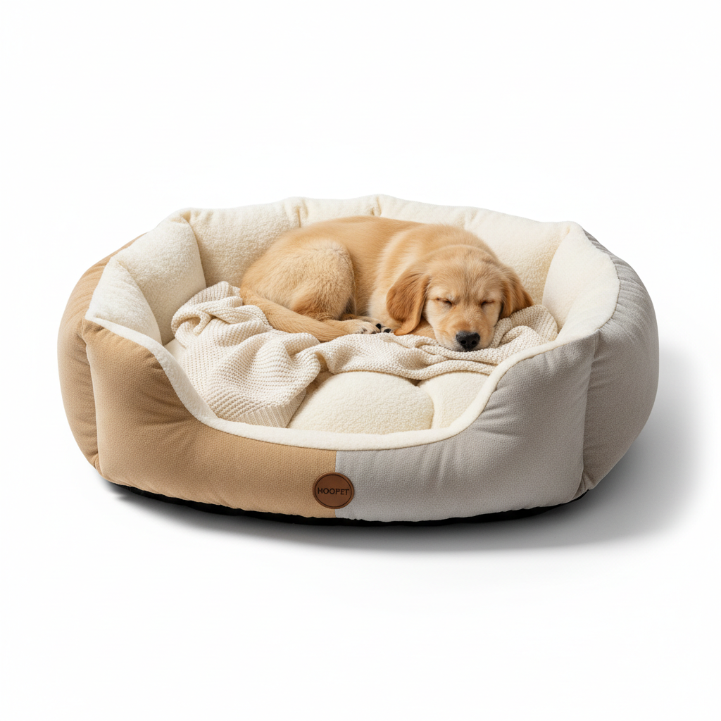 Lit Douillet HOOPET — Thermique & Moelleux | Chien & Chat Toutes Tailles