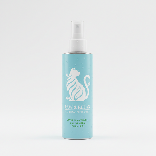 Spray Démêlant Professionnel pour Chats — Démêlage Facile & Brillance
